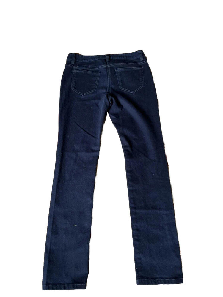 INC International Concepts Petite Size 6P Black Straight Leg Jeans NWOT